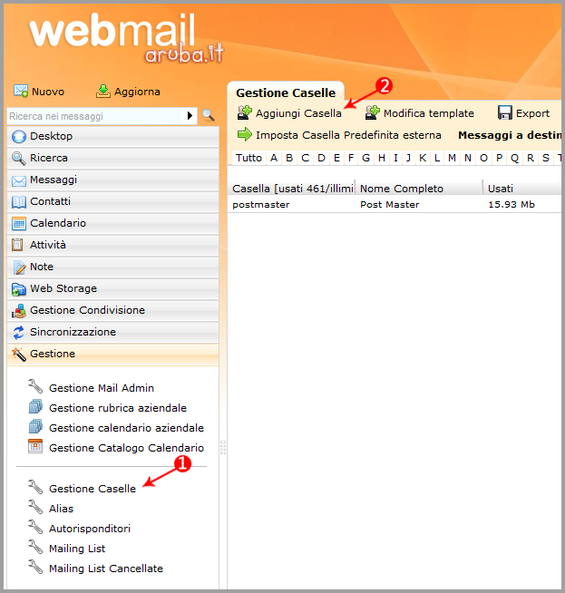 webmail su pc