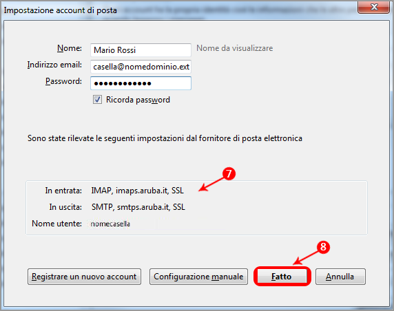 pec aruba thunderbird pec aruba thunderbird